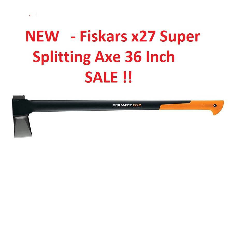New - Fiskars x27 Super Splitting Axe 36 Inch