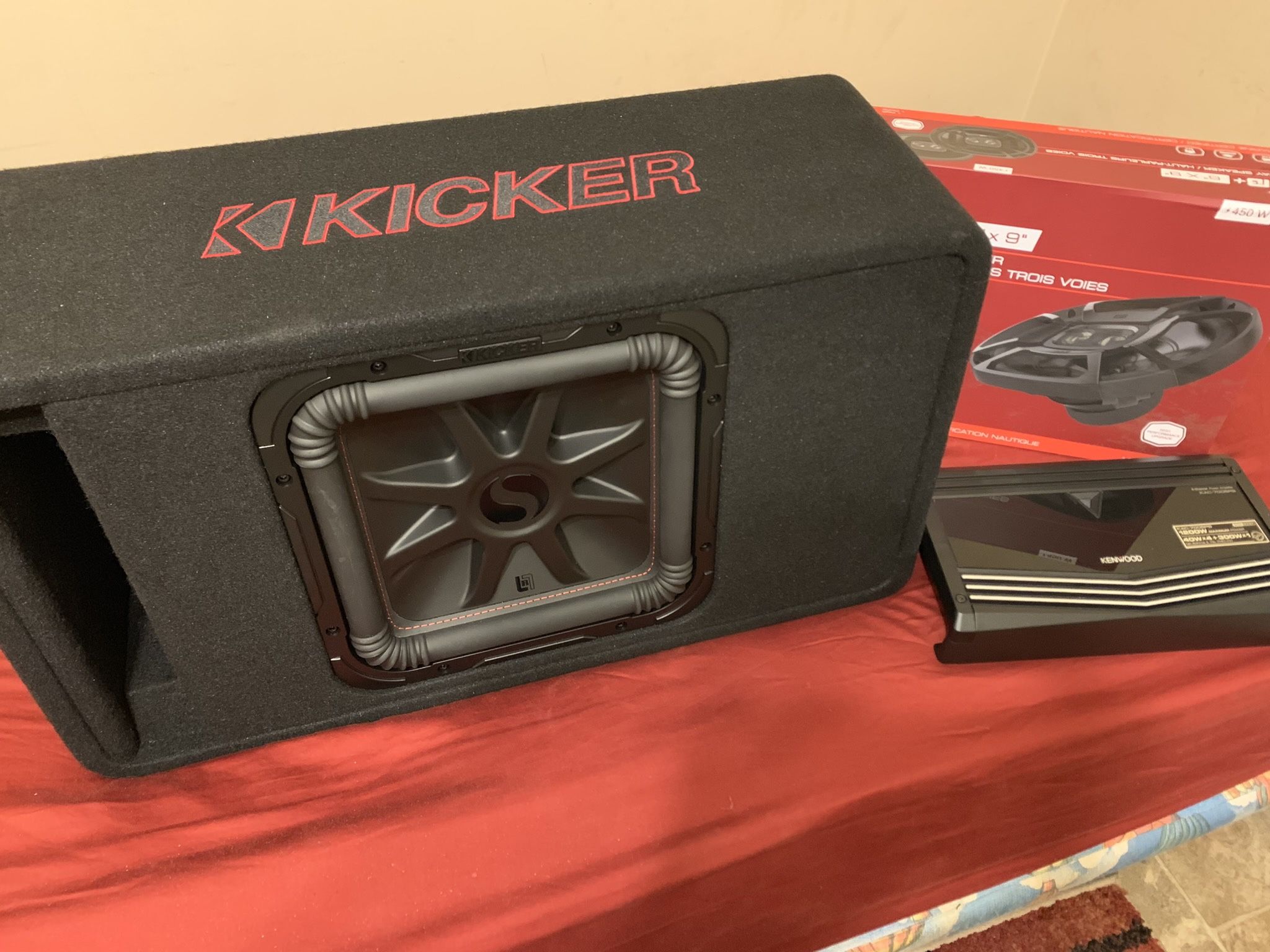 Kicker Sub Amp And Speaker 