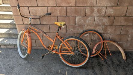 Beach Cruiser and extra wheel