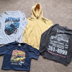 Polo Hoodie, Pac sun Long Sleeves & Graphic T