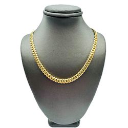 14k Yellow Gold Cuban Link Chain