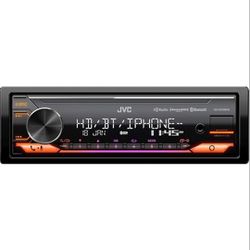 JVC KD-X470BHS Bluetooth Car Stereo Receiver with USB Port – HD AM/FM Radio, MP3 Player, Amazon Alexa Enabled - Detachable Face Plate with 2-line Disp