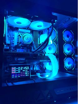 Liquid-Cooled Gaming PC — Intel i9-12900KF / RTX 3080 / 64GB DDR4 / 1TB SSD