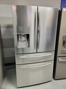 Samsung 4-Door French Door Fridge – Stainless, Water & Ice