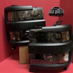 Chevy Silverado 2015. 2019 headlights.