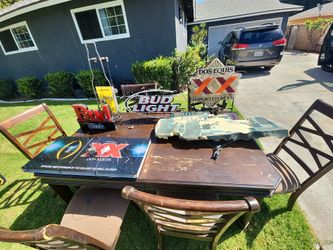 Vintage neon bar signs