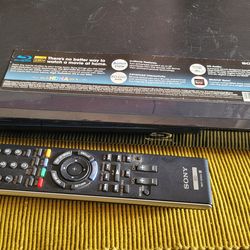 Sony Blu-Ray player and 66 movies