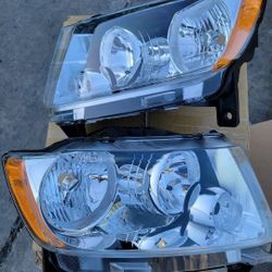11-13 Jeep Grand Cherokee Headlights Luces Micas Faros Focos Faroles