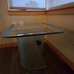 Mid Century Modern Glass Coffee Table
