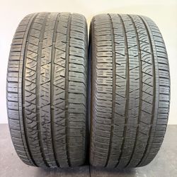 275 45 21  Continental  CrossContact LX Sport   2 Used Tires 75% Life 