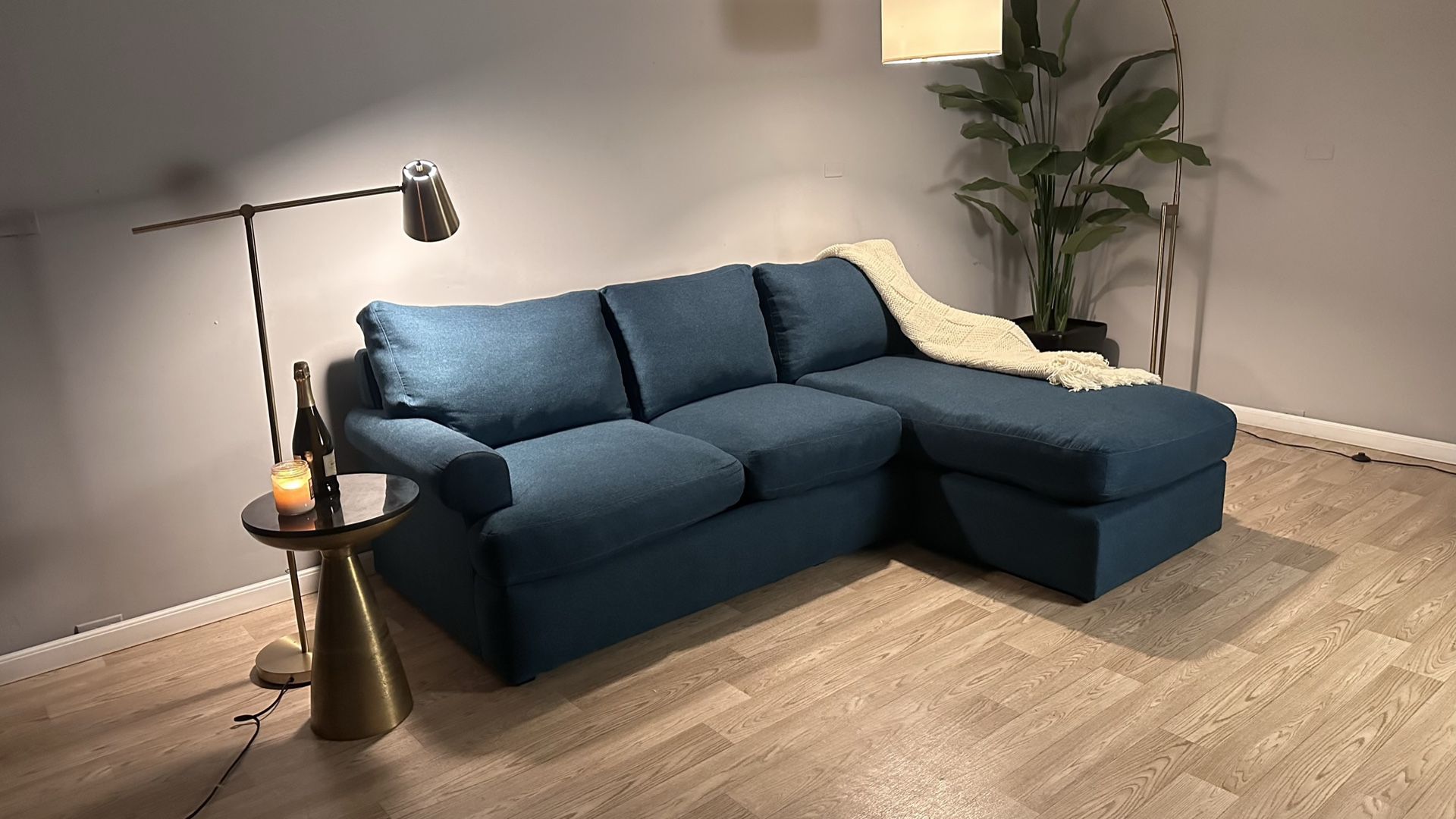 Stanton Down Filled Reversible Chaise Sofa *Delivery Options*