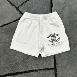 CONQUERED Streetwear Heavyweight Cotton Shorts