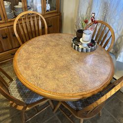 Kitchen Table And China Cabinet Set