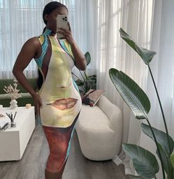 Abstract Bodycon 