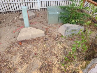 FREE 4 Big Rocks for landscaping
