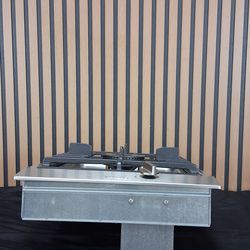 Miele CombiSet 15 Inch Electric Tepan Yaki Grill with 2 Heating Circuits, Stainless Steel Surface, Wide Spill Channel (27132750USA-D-2675)