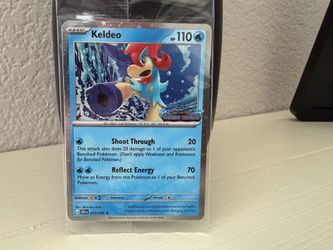 Pokemon TCG Keldeo Sealed Stamped Promo Card Chaos Rising Barns And Noble Exclusive Rare 019/086