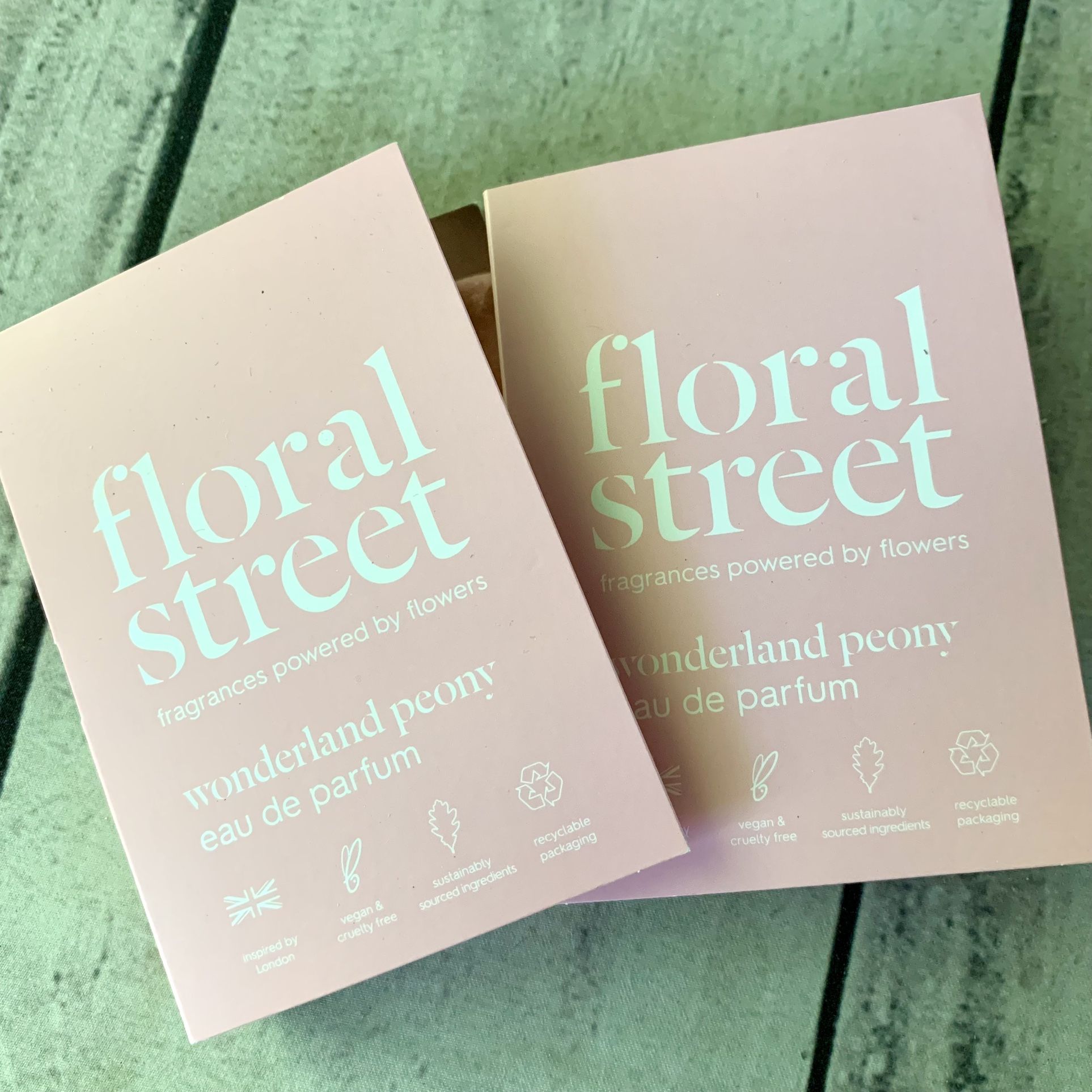 2 X Floral Street Wonderland Peony Eau de Parfum 0.05 Oz Each Mini