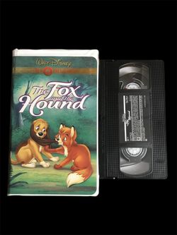 The Fox and the Hound Walt Disney VHS 2000 Gold Collection Video Tape