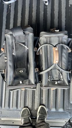 TWO Samsonite Luxury Dog Carrier Airline Approved soft sided tear resistant small dogs cats