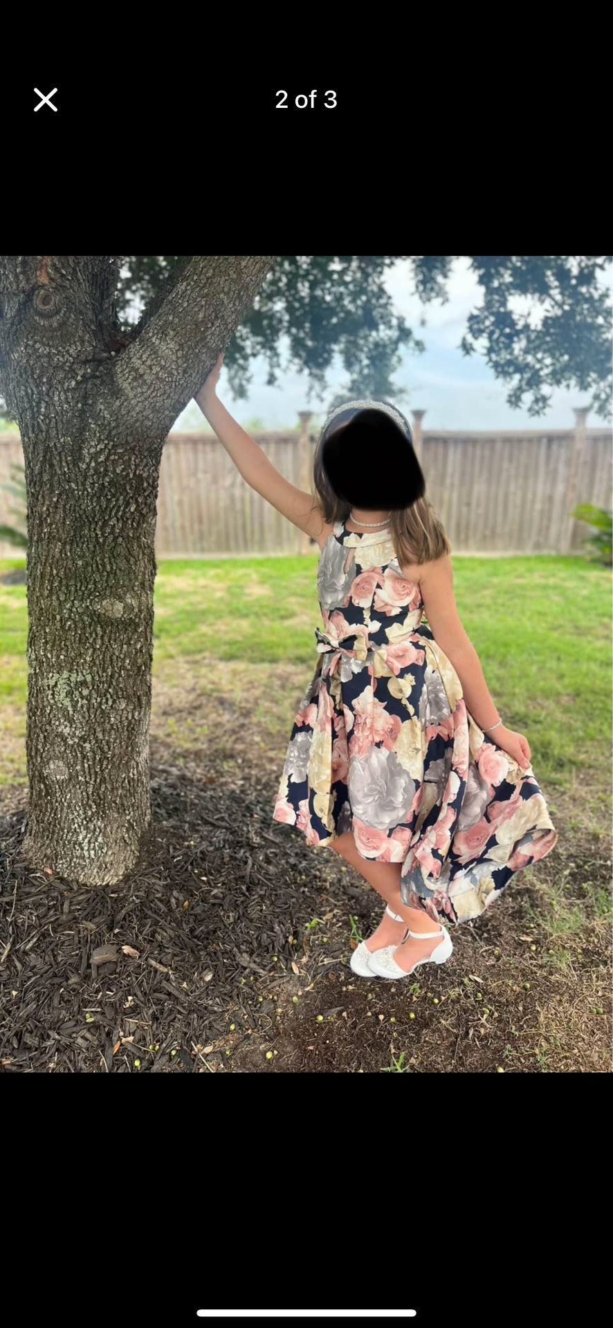 Beautiful Flower Gown Size 12