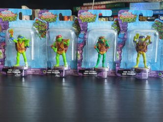 TMNT Mini Action Figures Cake Toppers Bundle