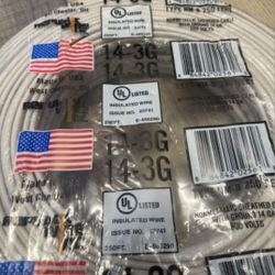 250 ft/ROLL NM-B W/G Wire. BRAND NEW.