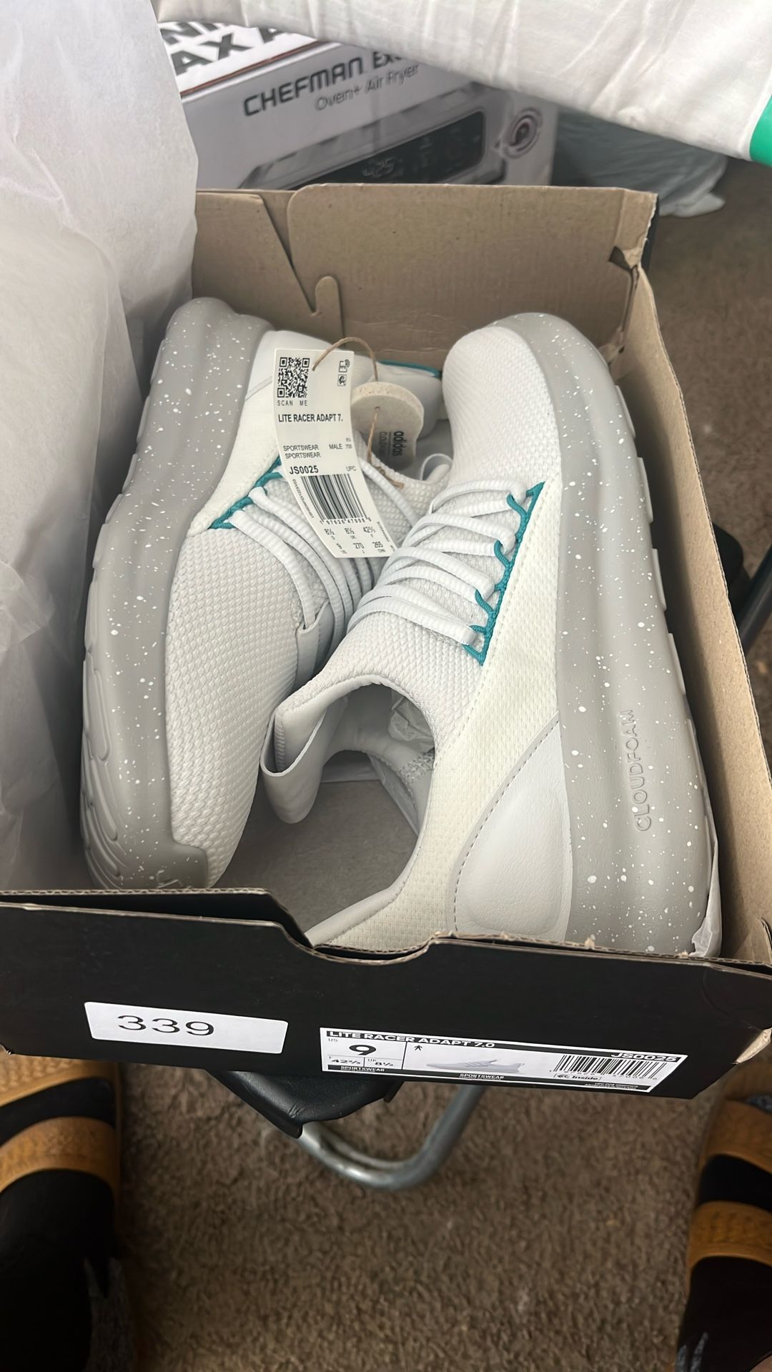 Adidas Lite Racer Adapt 7.0 Size: 9