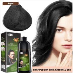 Shampoo Con Tinte Cubre Canas Para Hombre Y Mujer