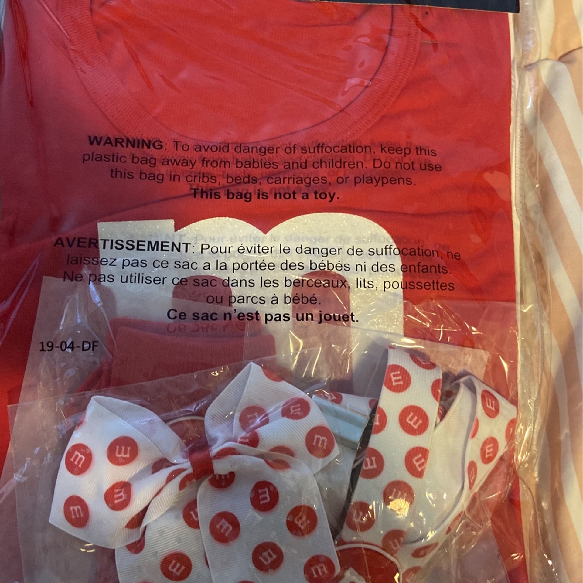 M&M Red Kit For Costume