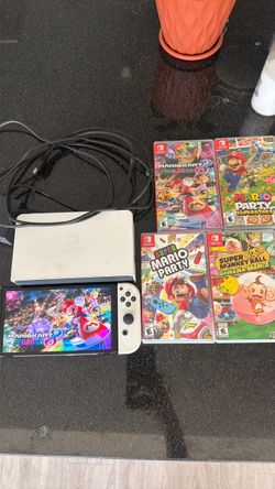 Nintendo Switch + 4 games!