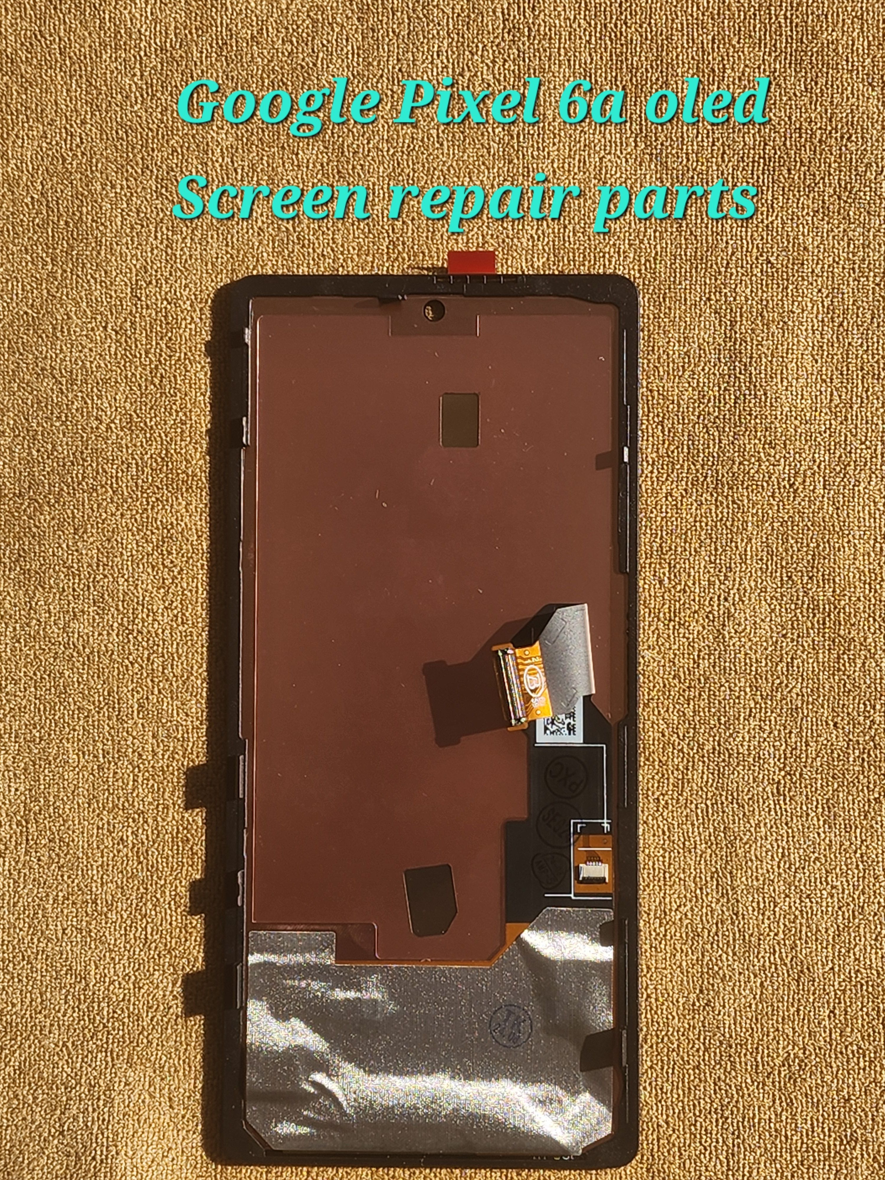 Google Pixel 6A  OLED  screen  Without Finger Print Sensor Repair Parts 