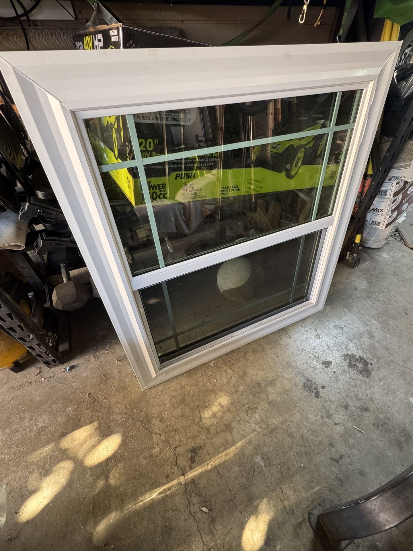 Retrofit Vinyl Window Single Hung 40 1/2 X 43 1/2