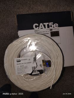 Cat5E and 18gauge Wire