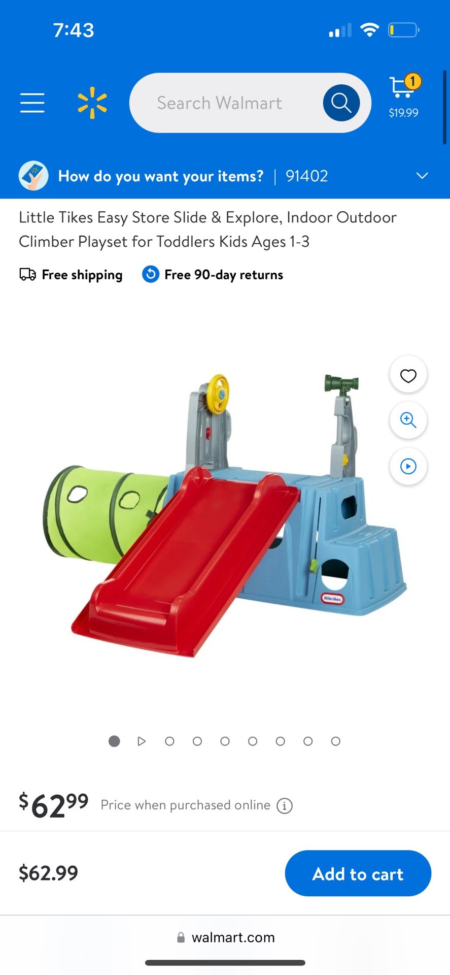 Little Tikes Easy Store Slide & Explore