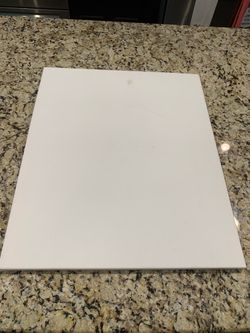 20 by 24 inch wrapped canvas on solid wood frame, ready for artist craft projects