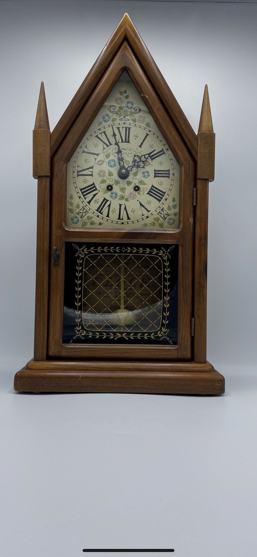 Antique New England Steeple Clock
