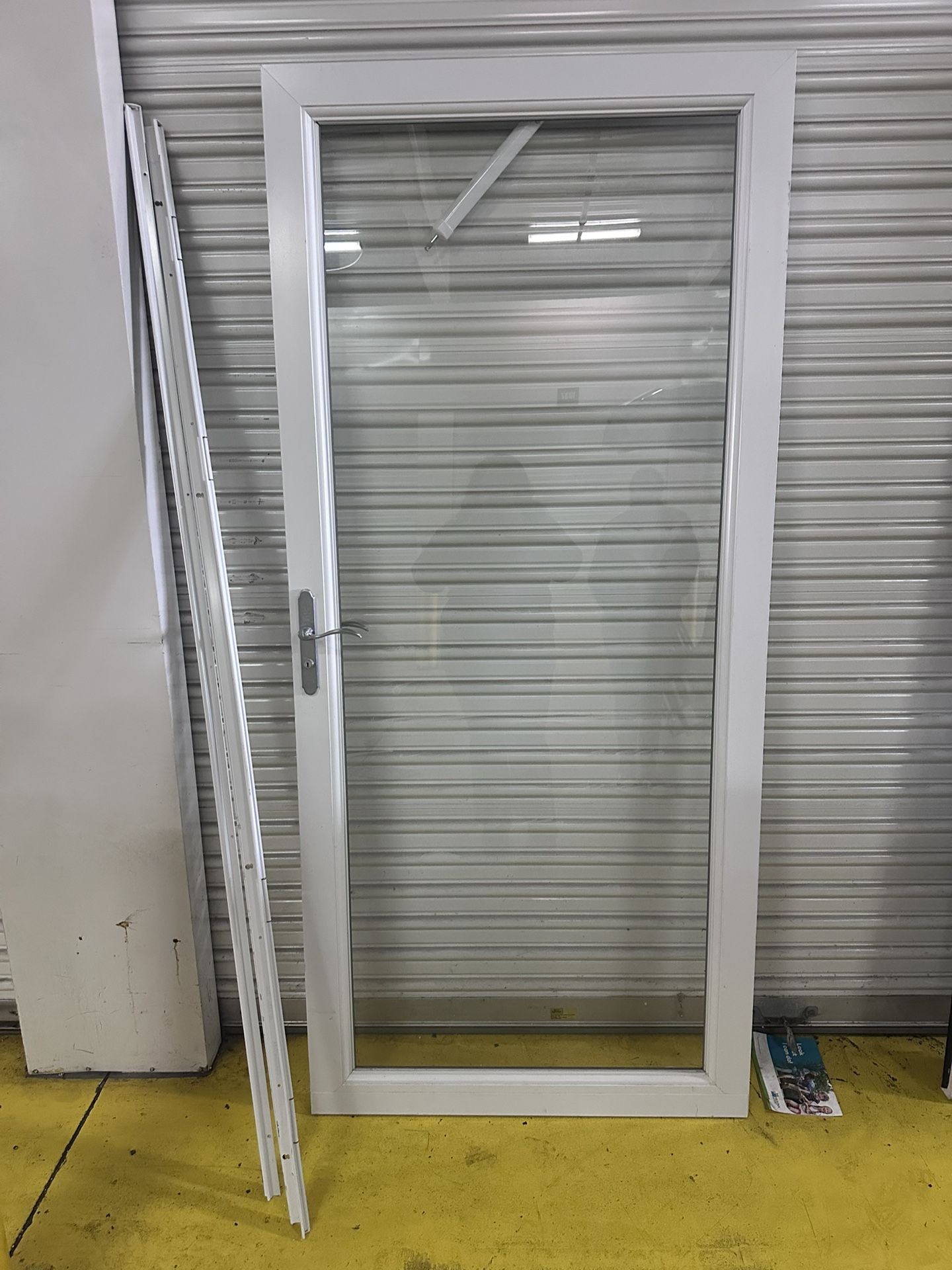 White Storm Screen Door