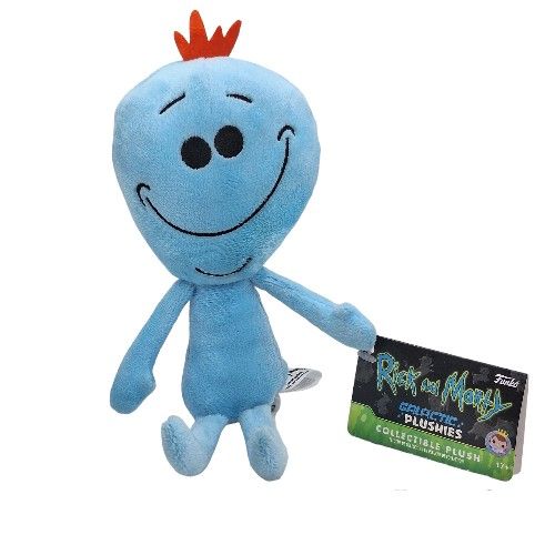 Rick & Morty Galactic Plushies Meeseeks Happy Face NEW Funko 2017 S1 Adult Swim Cartoon Network