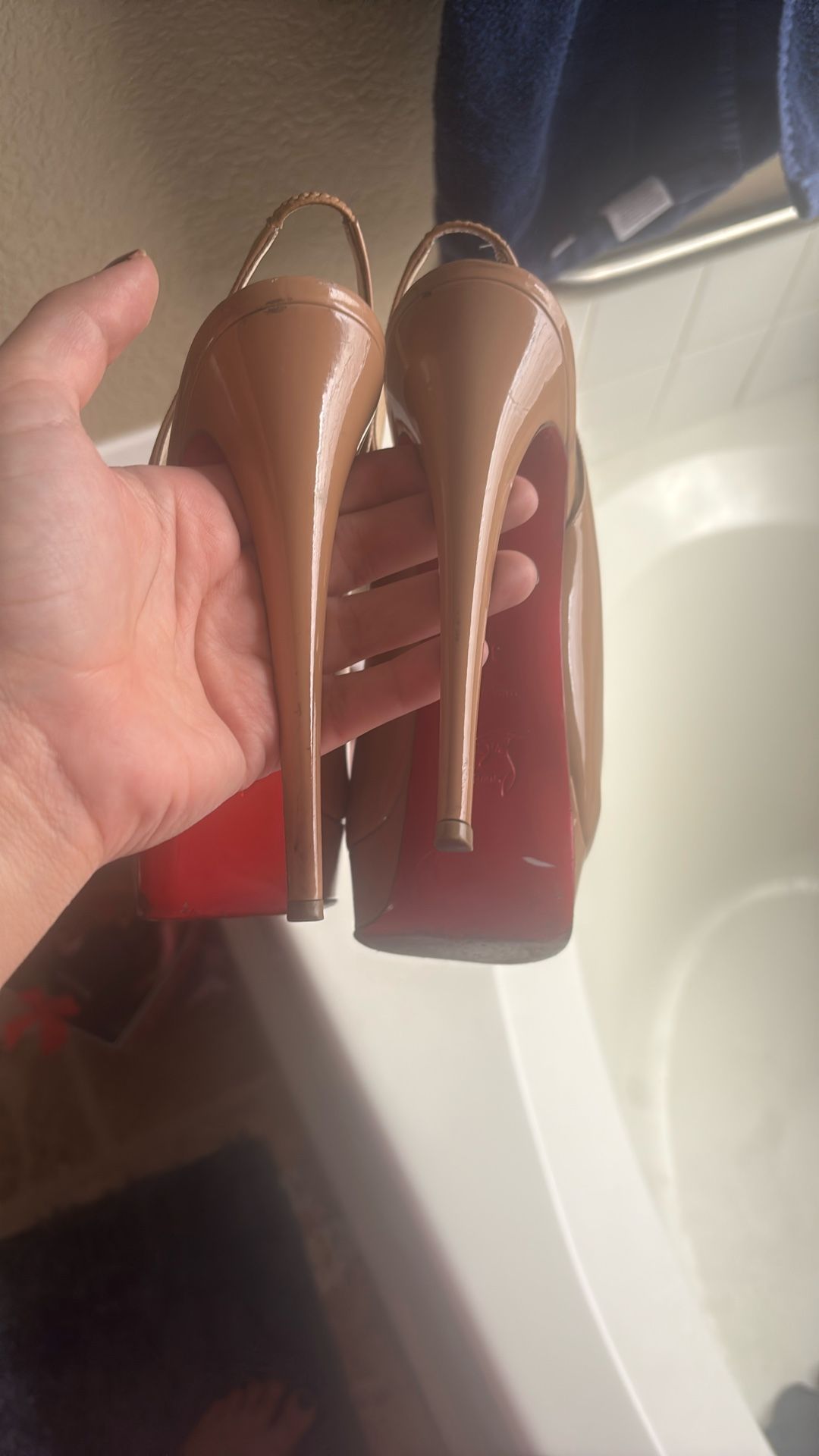 Red Bottoms : Used .