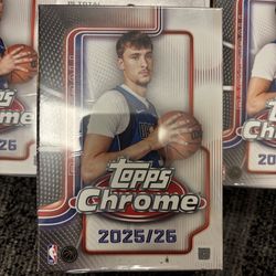 Topps chrome Basketball Hanger box