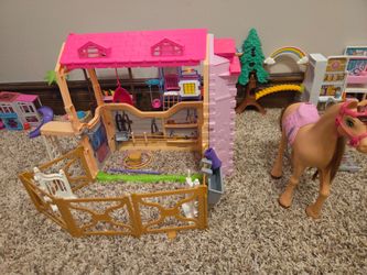 Barbie dolls and Barbie items