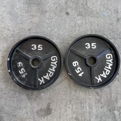 2 PIECES 35 POUNDS WEIGHTS PLATE