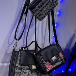 2 Juicy Couture, Purses, And A Matching Wallet