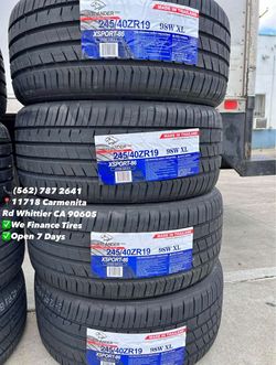 245/40/19 Atlander New Set of Tires Installed and Balanced Set de Llantas Nuevas Instaladas y Balanceadas