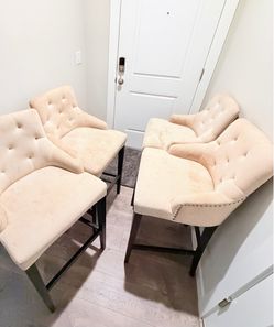 4 FREE bar height chairs