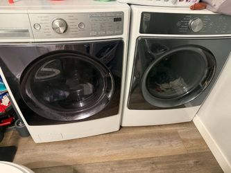 Washer and dryer.