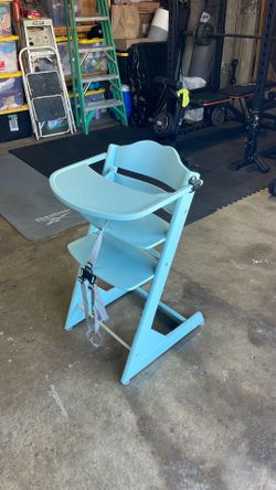 Wood high chair