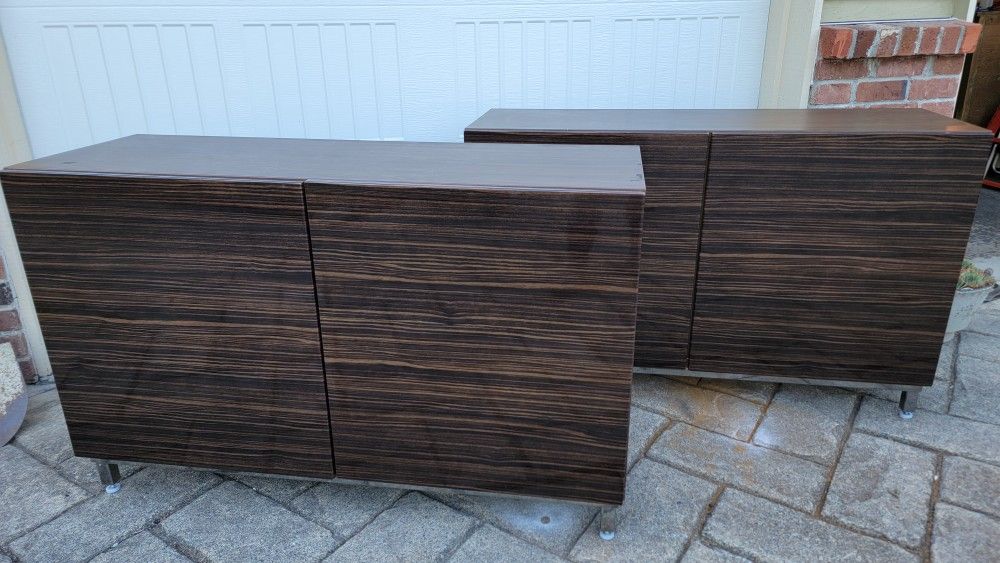 Ikea Besta Storage Cabinets