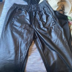 Leather Pants Size Large 